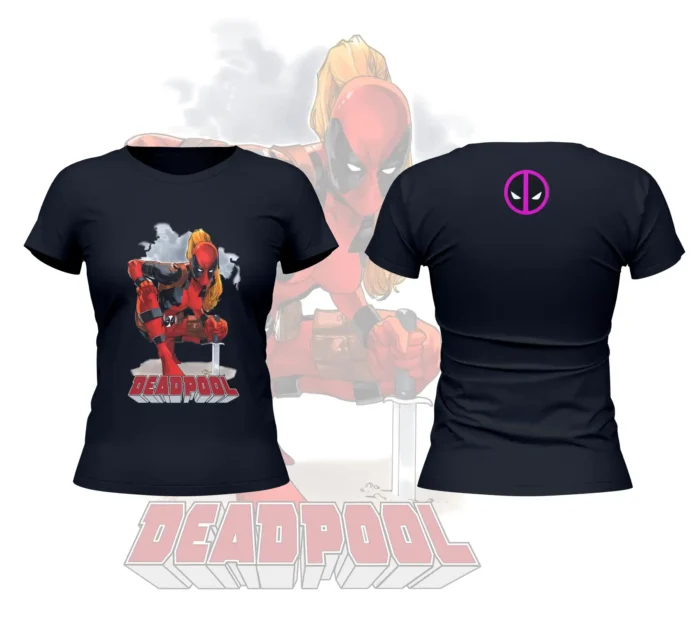 Camiseta Lady Deadpool Mujer