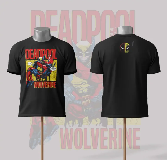 camiseta deadpool and wolverine